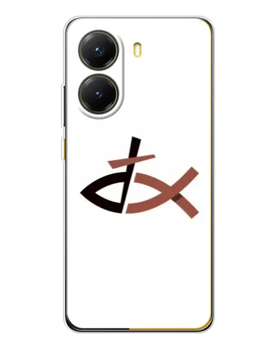 Чехол для Xiaomi POCO X7 Pro с картинкой «Рыба и крест» Чехол для Xiaomi POCO X7 Pro с картинкой «Рыба и крест»