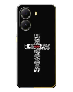 Чехол для Xiaomi POCO X7 Pro с картинкой «Текстовый крест»