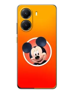 Чехол для Xiaomi POCO X7 Pro с картинкой «Mickey в круге»