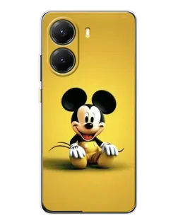 Чехол для Xiaomi POCO X7 Pro с картинкой «Микки на желтом»
