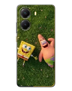 Чехол для Xiaomi POCO X7 Pro с картинкой «Друзья на лужайке»