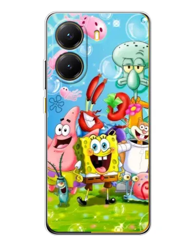 Чехол для Xiaomi POCO X7 Pro с картинкой «Губка Боб и друзья» Чехол для Xiaomi POCO X7 Pro с картинкой «Губка Боб и друзья»