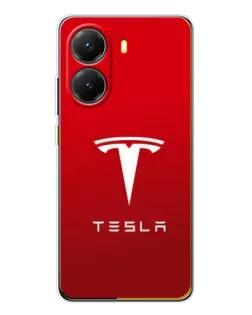 Чехол для Xiaomi POCO X7 Pro с картинкой «Tesla Red Classic» Чехол для Xiaomi POCO X7 Pro с картинкой «Tesla Red Classic»