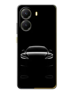 Чехол для Xiaomi POCO X7 Pro с картинкой «Силуэт Tesla Night» Чехол для Xiaomi POCO X7 Pro с картинкой «Силуэт Tesla Night»