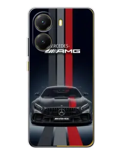 Чохол для Xiaomi POCO X7 Pro з картинкою «Mercedes — білий карбон» Чохол для Xiaomi POCO X7 Pro з картинкою «Mercedes — білий карбон»