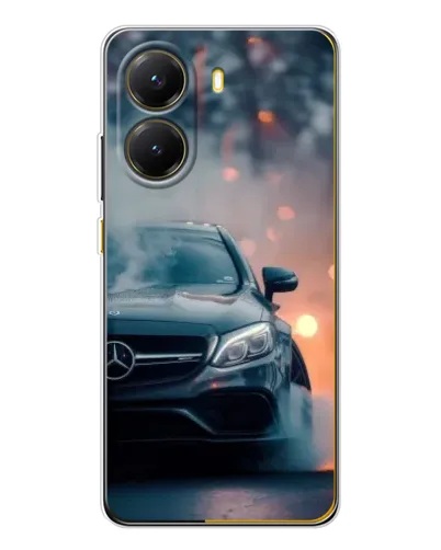 Чехол для Xiaomi POCO X7 Pro с картинкой «Mercedes — ночной город» Чехол для Xiaomi POCO X7 Pro с картинкой «Mercedes — ночной город»