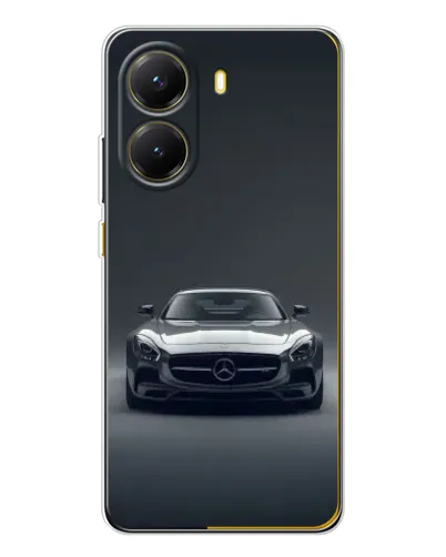 Чехол для Xiaomi POCO X7 Pro с картинкой «Mercedes на черном» Чехол для Xiaomi POCO X7 Pro с картинкой «Mercedes на черном»