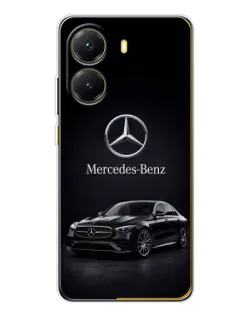 Чехол для Xiaomi POCO X7 Pro с картинкой «Mercedes — решетка радиатора»
