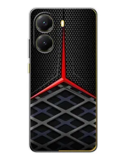 Чехол для Xiaomi POCO X7 Pro с картинкой «Mercedes Carbon Grid»