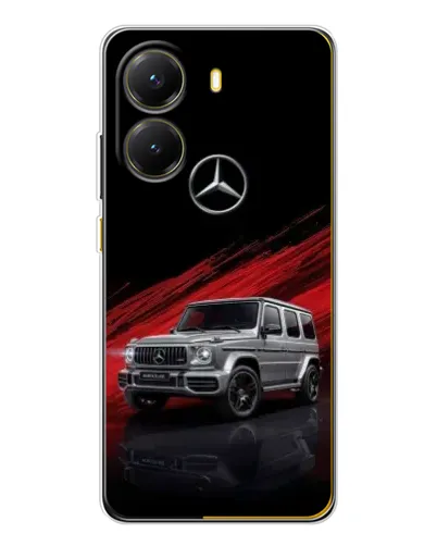 Чехол для Xiaomi POCO X7 Pro с картинкой «Mercedes G-Class красный» Чехол для Xiaomi POCO X7 Pro с картинкой «Mercedes G-Class красный»