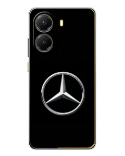 Чехол для Xiaomi POCO X7 Pro с картинкой «Mercedes классический лого»