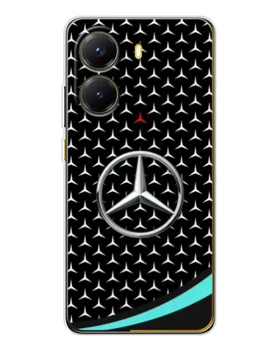 Чехол для Xiaomi POCO X7 Pro с картинкой «Mercedes — бирюзовый акцент» Чехол для Xiaomi POCO X7 Pro с картинкой «Mercedes — бирюзовый акцент»