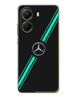 Чехол для Xiaomi POCO X7 Pro с картинкой «Спортивные линии Mercedes» Чехол для Xiaomi POCO X7 Pro с картинкой «Спортивные линии Mercedes»