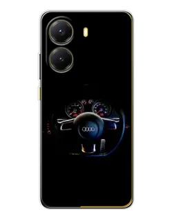 Чохол для Xiaomi POCO X7 Pro з картинкою «Салон Audi — кермо» Чохол для Xiaomi POCO X7 Pro з картинкою «Салон Audi — кермо»