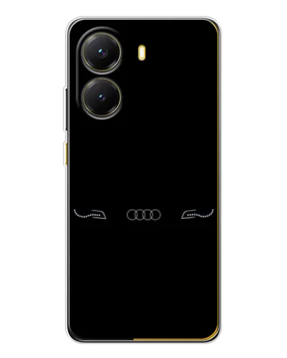 Чехол для Xiaomi POCO X7 Pro с картинкой «Audi — световой подпись»