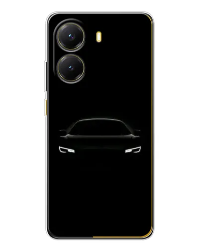 Чехол для Xiaomi POCO X7 Pro с картинкой «Взгляд Audi в темноте»