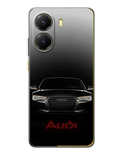 Чехол для Xiaomi POCO X7 Pro с картинкой «Audi — градиентный контур»