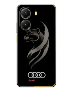 Чехол для Xiaomi POCO X7 Pro с картинкой «Графика — пантера и Audi» Чехол для Xiaomi POCO X7 Pro с картинкой «Графика — пантера и Audi»