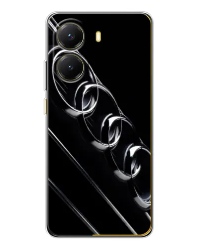 Чехол для Xiaomi POCO X7 Pro с картинкой «Audi — абстрактные кольца»