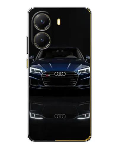 Чехол для Xiaomi POCO X7 Pro с картинкой «Audi — ночное отражение»