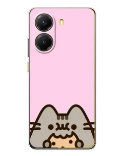 Чохол для Xiaomi POCO X7 Pro з картинкою «Pusheen та печиво» Чохол для Xiaomi POCO X7 Pro з картинкою «Pusheen та печиво»