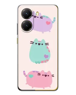 Чехол для Xiaomi POCO X7 Pro с картинкой «Pusheen трио» Чехол для Xiaomi POCO X7 Pro с картинкой «Pusheen трио»