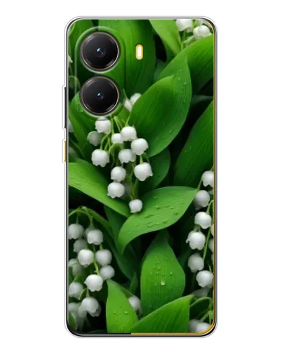Чехол для Xiaomi POCO X7 Pro с картинкой «Ландыши в зелени»