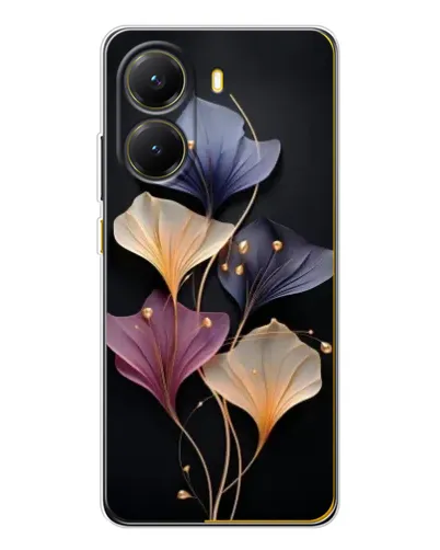 Чехол для Xiaomi POCO X7 Pro с картинкой «Лиловые цветы грации»