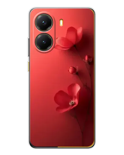 Чехол для Xiaomi POCO X7 Pro с картинкой «Маковые соцветия»