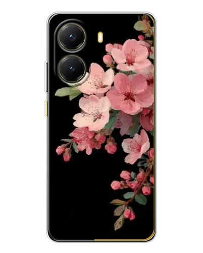 Чехол для Xiaomi POCO X7 Pro с картинкой «Розовая ветка сакуры»