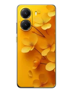Чехол для Xiaomi POCO X7 Pro с картинкой «Золотые лепестки»