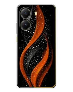 Чехол для Xiaomi POCO X7 Pro с картинкой «Огненная звездная волна»