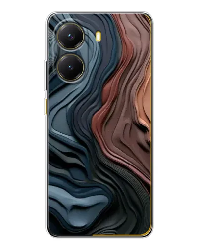 Чехол для Xiaomi POCO X7 Pro с картинкой «Цветные волны каньона»
