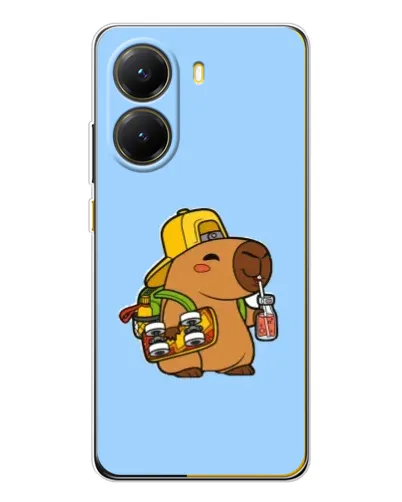 Чехол для Xiaomi POCO X7 Pro с картинкой «Капибара на скейте» Чехол для Xiaomi POCO X7 Pro с картинкой «Капибара на скейте»
