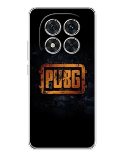 Чохол для Xiaomi POCO X7 з картинкою «PUBG — золотий логотип»