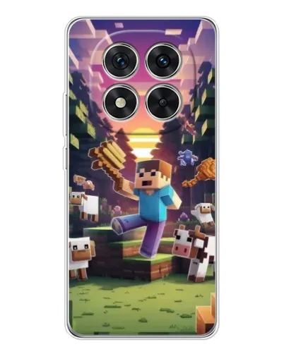 Чехол для Xiaomi POCO X7 с картинкой «Стив на ферме» Чехол для Xiaomi POCO X7 с картинкой «Стив на ферме»