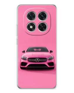 Чохол для Xiaomi POCO X7 з картинкою «Рожевий Mercedes AMG»