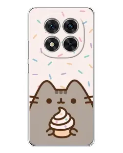 Чехол для Xiaomi POCO X7 с картинкой «Пушин с кексом»