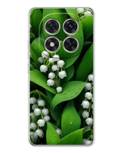 Чехол для Xiaomi POCO X7 с картинкой «Ландыши в зелени»
