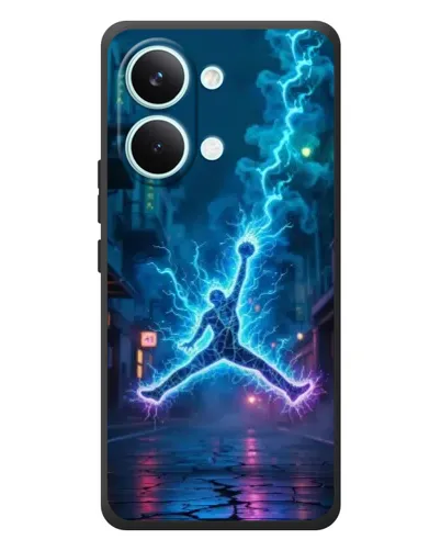 Чехол для Xiaomi Poco X8 Pro Max с картинкой «Jordan Gold Jumpman»