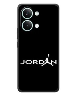 Чехол для Xiaomi Poco X8 Pro Max с картинкой «Jordan White Logo»
