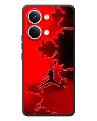 Чехол для Xiaomi Poco X8 Pro Max с картинкой «Jordan Red Smoke»