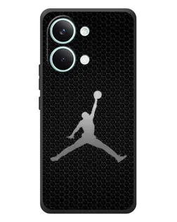 Чехол для Xiaomi Poco X8 Pro Max с картинкой «Jordan Dark Carbon»