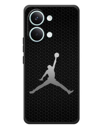 Чехол для Xiaomi Poco X8 Pro Max с картинкой «Jordan Dark Carbon»