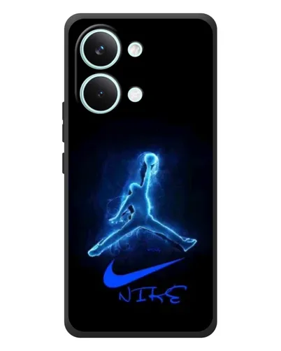 Чехол для Xiaomi Poco X8 Pro Max с картинкой «Jordan Neon Blue»