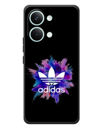 Чехол для Xiaomi Poco X8 Pro Max с картинкой «Взрыв красок Adidas»