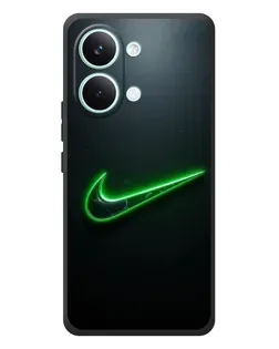 Чехол для Xiaomi Poco X8 Pro Max с картинкой «Неоновый контур Nike»