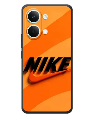Чехол для Xiaomi Poco X8 Pro Max с картинкой «Оранжевый драйв Nike»