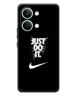 Чехол для Xiaomi Poco X8 Pro Max с картинкой «Текстовый принт Nike»