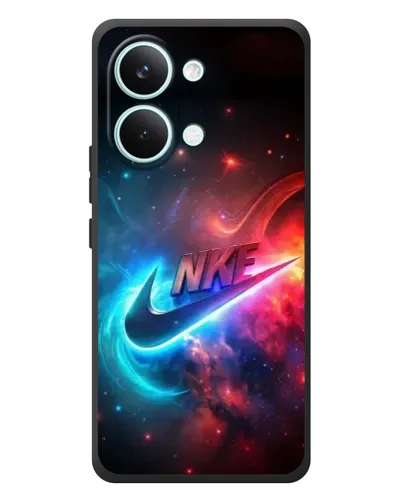 Чехол для Xiaomi Poco X8 Pro Max с картинкой «Огненный логотип Nike»